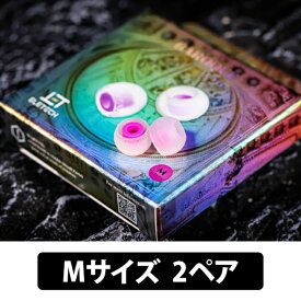ELETECH BAROQUE Stage M 2ペア イヤーピース イヤーチップ イヤホンのゴム 音質改善 装着感アップ 柔らかい 快適 フィット 遮音性 エレテック