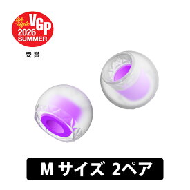 【マラソン限定★抽選で最大100%ポイントバック！(要エントリー)】【VGP2026 SUMMER受賞】ELETECH BAROQUE Stage M 2ペア イヤーピース イヤーチップ イヤホンのゴム 音質改善 装着感アップ 柔らかい 快適 フィット 遮音性 エレテック