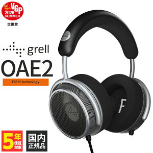 Grell Audio OAE2�yGRA-OAE2-BK�z�L���w�b�h�z�� ���j�^�[�w�b�h�z�� �J���^ FSFM 40mm �_�C�i�~�b�N�h���C�o�[ 3.5mm �V���O�� 4.4mm �o�����X �O�����I�[�f�B�I�y�O���[�vI�z