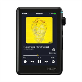 HiByMusic R3 II - Black ハイビーミュージック 音楽プレーヤー ポータブルオーディオプレーヤー ハイレゾ Bluetooth 小型 送料無料 国内正規品 長期保証加入可