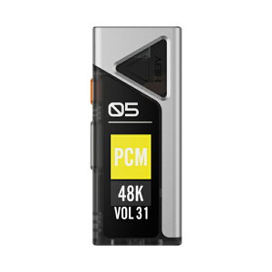 HiByMusic FC5 with Display Silver �|�[�^�u���w�b�h�z���A���v �w�b�h�z���A���v USB DAC DAC���� �f�B�X�v���C CS43198 3.5mm 4.4mm �n�C�r�[�~���[�W�b�N �y�O���[�vB�z
