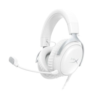 �y6/10���聚���I�ōő�100%�|�C���g�o�b�N�I(�v�G���g���[)�zHyper X HyperX Cloud III Gaming Headset - White�yBS7C1AA�z �Q�[�~���O�w�b�h�Z�b�g �L���w�b�h�z�� ���^ �_�C�i�~�b�N�h���C�o�[ �m�C�Y�L