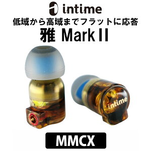 �L���C���z�� intime �A���e�B�[�� �� Mark II MMCX �J�i���^ L�^ �ቹ ���P�[�u���Ή� �C���z�� �L�� �d�ቹ iPhone/Android/PC�y���������z