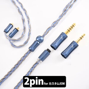 (�C���z���P�[�u��) KINERA Ace2.0 0.78 2Pin ���P�[�u�� �����p�P�[�u�� �o�����X�ڑ��[�q 3.5mm 4.4mm (��������)