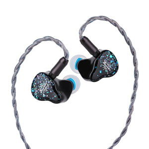 Kiwi Ears Astral Blue LCz 4.4mm5 oXڑ 3.5mm 3 AoXڑ Ji^ IEM 2pin 1DD + 6BA LECEC[Y
