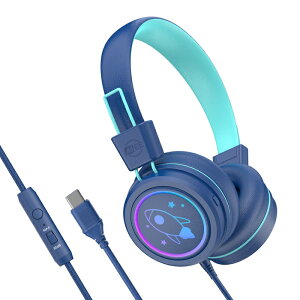 () MEE audio KidJamz KJ55U u[ (HP-KJ55U-BL) LbY wbhz USB Type-C ^CvC Lwbhz ~[I[fBI