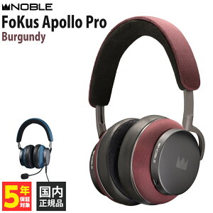 Noble Audio FoKus Apollo Pro Burgundy�yNBA-FOKUS-APOLLO-PRO-BG�z���C�����X�w�b�h�z�� 40mmDD 14.5mmPD �����z�u�n�C�u���b�h�h���C�o�[ �m�[�u���I�[�f�B�I�y�O���[�vK�z