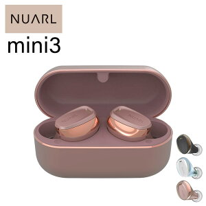 NUARL �k�A�[�� mini3 EARBUDS ���[�Y�S�[���h ���C�����X�C���z�� �m�C�Y�L�����Z�����O Bluetooth �m�C�Y�L�����Z�� �C���z�� ���C�����X �u���[�g�D�[�X �ʘb �Q�[�~���O�C���z��