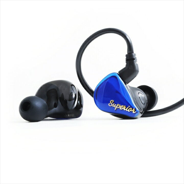 楽天市場】qdc SUPERIOR Azure Blue キューディーシー 有線イヤホン 