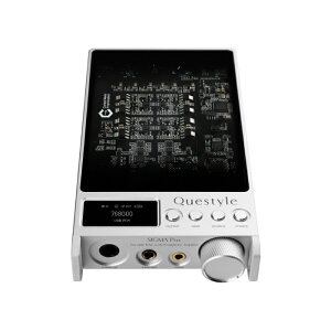 Questyle SIGMA Pro �V���o�[ �|�[�^�u��DAC�A���v �w�b�h�z���A���v DAC���� �o�b�e���[���� 3.5mm 4.4mm 6.35mm �o�����X�ڑ� Bluetooth LDAC aptX HD LE Audio MFi�F�� �^�� �N�G�X�^�C��