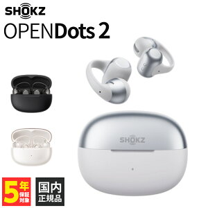Shokz OpenDots 2 Gray�ySKZ-EP-000071�z���C�����X�C���z�� �I�[�v���C���[�C���z�� �C���[�J�t�^�C���z�� �Ȃ��璮�� Bluetooth 6.1 IP57 ���C�����X�[�d �}���`�|�C���g �V���b�N�X