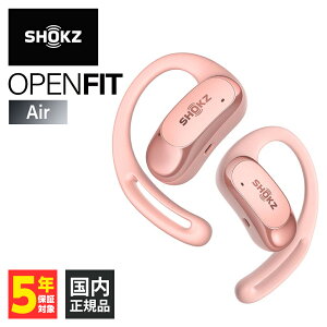 Shokz OpenFit Air VbNX I[vtBbgGA[ SCXCz I[vC[^ ӂȂCz I[vC[Cz Bluetooth u[gD[X }CNt ʘb OPENFI