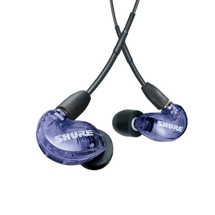 楽天市場】SHURE シュア SE215 Special Edition パープル 有線イヤホン 