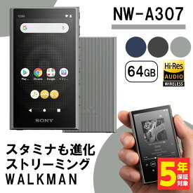 【4/18 ダイヤモンド会員様限定[ポイント10倍](要エントリー)】SONY ソニー NW-A307 HC グレー 64GB Walkman ウォークマン A300シリーズ 高音質 Android搭載 Bluetooth対応 SDカード対応 音楽プレイヤー 音楽プレーヤー