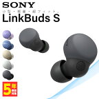 SONY LinkBuds S ブラック WF-LS900N BC 完全ワイヤレスイヤホン ノイズキャンセリング Bluetooth イヤホン ワイヤレス カナル型 ノイズキャンセル 小型軽量 コンパクト 小さい 軽い リンクバッズ WFLS900NBC