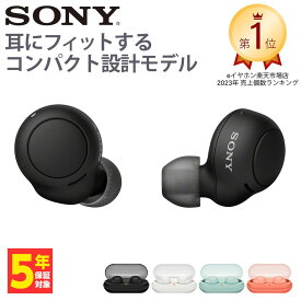 【5/10限定★抽選で最大100%ポイントバック！(要エントリー)】SONY ソニー 完全ワイヤレスイヤホン WF-C500 BZ ブラック 黒 Bluetoothイヤホン ブルートゥース イヤホンワイヤレス カナル型 防水 低遅延 通話 マイク付き コンパクト 小型軽量 小さい かわいい WFC500BZ