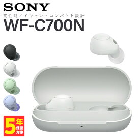 SONY ソニー WF-C700N WZ ホワイト 白 完全ワイヤレスイヤホン ノイズキャンセリング Bluetooth イヤホン カナル型 コンパクト 小型 小さい かわいい 通話 マイク付き ノイズキャンセル ノイキャン WFC700NWZ