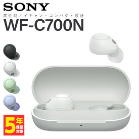 【5/10限定★抽選で最大100%ポイントバック！(要エントリー)】SONY ソニー WF-C700N WZ ホワイト 白 完全ワイヤレスイヤホン ノイズキャンセリング Bluetooth イヤホン カナル型 コンパクト 小型 小さい かわいい 通話 マイク付き ノイズキャンセル ノイキャン WFC700NWZ