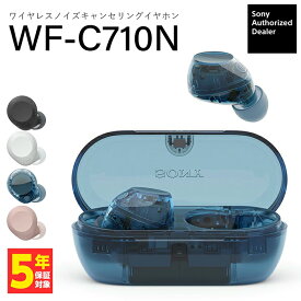 【8/4 20:00~8/11 1:59★抽選で最大100%ポイント還元！要エントリー】SONY WF-C710N ソニー ノイズキャンセリング 完全ワイヤレスイヤホン Bluetooth イヤホン カナル型 コンパクト 小型 小さい かわいい 通話 マイク付き ノイズキャンセル ノイキャン WFC710N