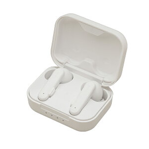 たのしいかいしゃ COMODO ヘブンリーホワイト ワイヤレスイヤホン Bluetooth マイク付き 通話 片耳利用可 (送料無料)