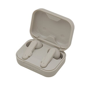 たのしいかいしゃ COMODO リラクシングベージュ ワイヤレスイヤホン Bluetooth マイク付き 通話 片耳利用可 (送料無料)