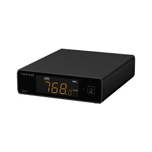 TOPPING E50II BK �����u��DAC�A���v �w�b�h�z���A���v DAC���� 6.3mm �o�����X�ڑ� Bluetooth�Ή� LDAC aptX Adaptive �f�B�X�v���C���� �R���p�N�g �f�X�N ������ ���C�����X�g�b�s���O