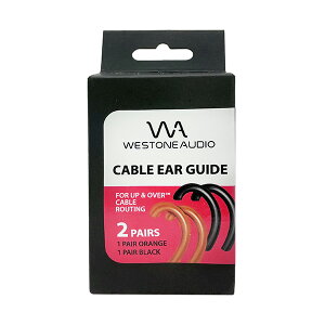 �y�����񂹁zWestone Audio �P�[�u���C���[�K�C�h (�u���b�N/�I�����W �e1�y�A) �ϊ� �L�� �C���z���y���������z