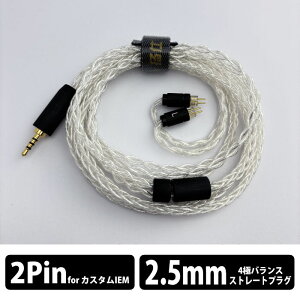 Yongse Ag8 2.5mm-2Pin �C���z���P�[�u�� ���P�[�u�� �L���C���z�� 2.5mm �o�����X�ڑ� �J�X�^��2Pin 0.78 ��� 8�R�A 120cm �G���g���[�N���X �A�b�v�O���[�h�P�[�u�� �����Z�C