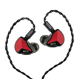 ZiiGaat ZiiGaat x Fresh Reviews Arete II - Red �L���C���z�� ���^ ������ ���P�[�u���Ή� �������P�[�u�� 3.5mm �V���O���G���h 4.4mm �o�����X �v���O���� BA �𑜓x �W�[�K�[�g