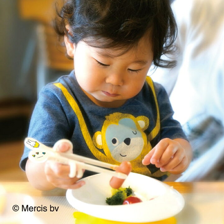 楽天市場 送料無料 New 右手用 練習用箸 エジソンのお箸 Miniサイズ ミッフィーmiffy トレーニング箸 ベビー食器 カトラリー 保育園 幼稚園 入学 入園 プレゼント イーエジソン