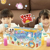 夏休み自由研究 EDISONToy ぷにょぷにょアクアリウム【海のなかま12色セット】知育玩具 化学反応 液体が…