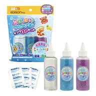 EDISONToy ぷにょぷにょアクアリウム【インク3本セット(透明・キラキラみずいろ・キラキラむらさき)+専用…