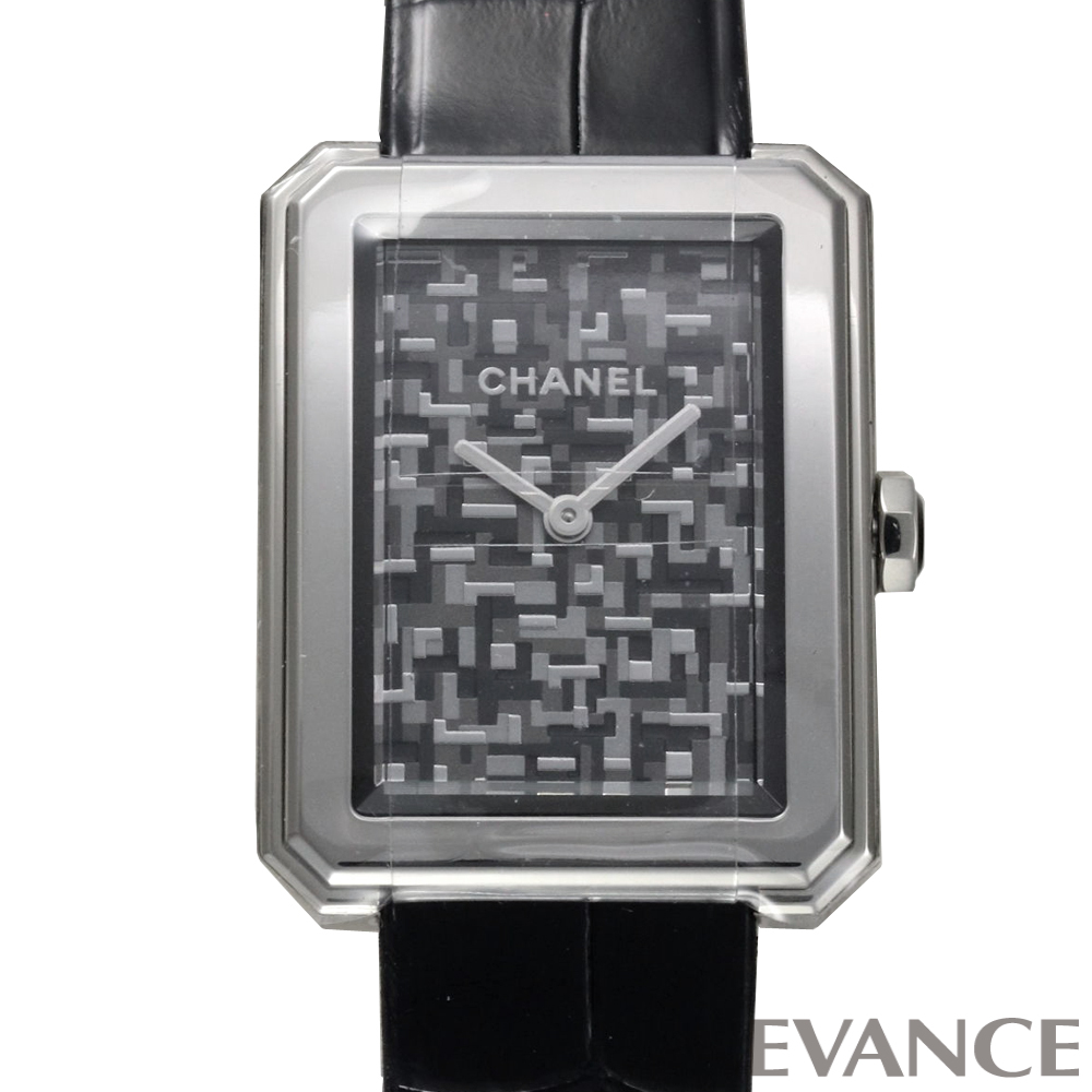 CHANEL 新品 人気の雑貨がズラリ シャネル ボーイフレンド テレビで話題 ネオ ツイード 腕時計 1000本限定 グレー レディース H6127
