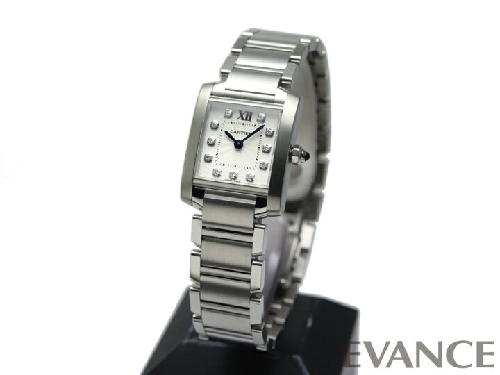 カルティエ CARTIER タンク フランセーズ SM WE110006 シルバー  