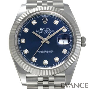 �y�V�i�z �����b�N�X �f�C�g�W���X�g 41 126334G �u���C�g�u���[ �����Y �y�r���v�z�yROLEX�z
