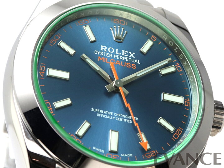 市場】【新品】 ロレックス ミルガウス 116400GV Zブルー メンズ 【腕時計】 : エバンス 市場店
