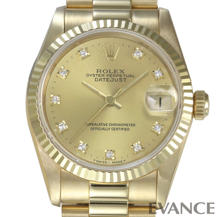 楽天市場】【中古】 ロレックス デイトジャスト 68278G シャンパン E番  