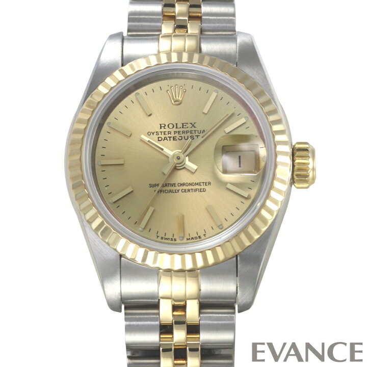 楽天市場】【中古】 ロレックス デイトジャスト 69173 シャンパン X番  