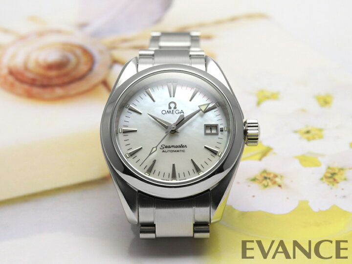 楽天市場】【中古】 オメガ シーマスター アクアテラ 2573.70 ホワイト  