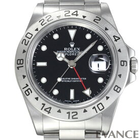 【中古】 ロレックス エクスプローラーII 16570 ブラック S番 メンズ 【腕時計】【ROLEX】