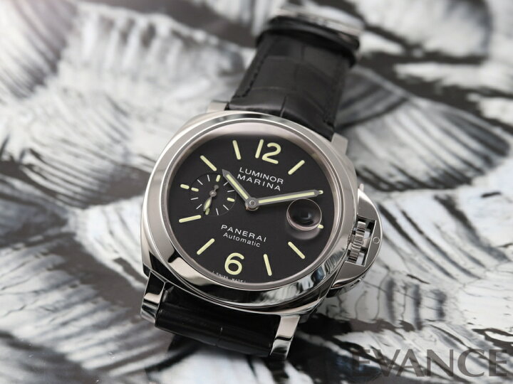 楽天市場】【中古】 パネライ ルミノール マリーナ PAM00104 ブラック  