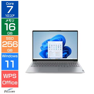 �y�G���g���[�Ń|�C���g5�{�z 16GB������ �m�[�g�p�\�R�� �V�i Win11 Pro Core 7 240H 10�R�A Lenovo ThinkBook 16 21SH000VJP 256GB SSD 16�C���` �J���� �e���L�[ Wi-Fi6 USB4 Copilot �g���₷�� A4