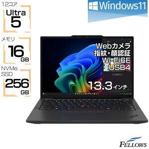 yGg[Ń|Cg5{z Vi m[gp\R Win11 Pro Core Ultra5 Lenovo ThinkPad X13 Gen6 21RK006BJP 16GB 256GB USB4 J Wi-Fi6E B5 AI PC