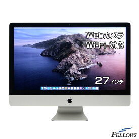 【エントリーでP5倍+店内P10倍UP】 デスクトップパソコン 中古 モニター 一体型 iMac 27インチ Apple Late-2013 A1419 Core i5 3.2GHz 8GBメモリ 1TB HDD IPS カメラ付き 中古パソコン