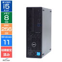 【エントリーでポイント10倍】 デスクトップパソコン 中古 Aランク 良品 Win11 Pro 第12世代 i5 Dell OptiPlex 3000 SFF 6コア 8GBメモリ 256GB SSD DVD 省スペース 中古パソコン すぐに使える デル オプティプレックス