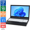 【エントリーでポイント5倍】 【Cランク 訳あり】富士通 LIFEBOOK A7510 第10世代 Core i7 メモリ16GB SSD 512GB 15.6型 Windows11 Pro DVD 顔認証 カメラ Wi-Fi6 テンキー A4サイズ FUJITSU 中古ノートパソコン 中古PC
