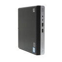 【P5倍対象品+エントリーでP7倍】 極小手のひらサイズ デスクトップパソコン 中古 良品 Win11 Pro i5 第6世代 HP ProDesk 400 G3 DM 8GB 256GB SSD 省スペース