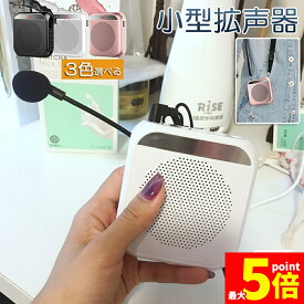 ★期間限定！ポイント5倍★拡声器 ポータブル ハンズフリー ヘッドセット 小型拡声 システム マイク付 スピーカー 音楽再生 USB microSD 対応 イベント 会議 屋外 選挙 講演