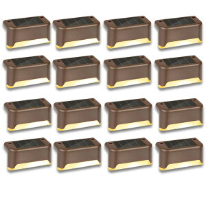 ソーラーライト 屋外 防水 照明 ガーデンライト 4個セット デッキライト フットライト LED 明るい 自動点灯 センサー 電球色 昼白光 置き型 ガーデン LEDライト 芝生 歩道 庭 送料無料