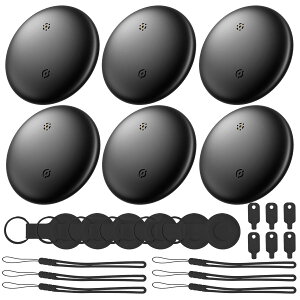 紛失防止タグ スマートトラッカー Android対応 探し物発見 GPSトラッカー Bluetooth接続 鍵 財布 カバン ペット 子供 置き忘れ防止 小型 軽量 音で探せる アラーム通知 スマホ連動 ブラック ホワイ